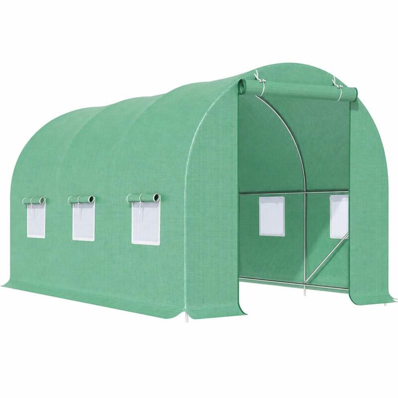 WOW PIONEER Walk-in Hoop Greenhouse for Outdoor Backyard Use, Extend Plant Growing Season and Protect Plants From Extreme Weather image number 0