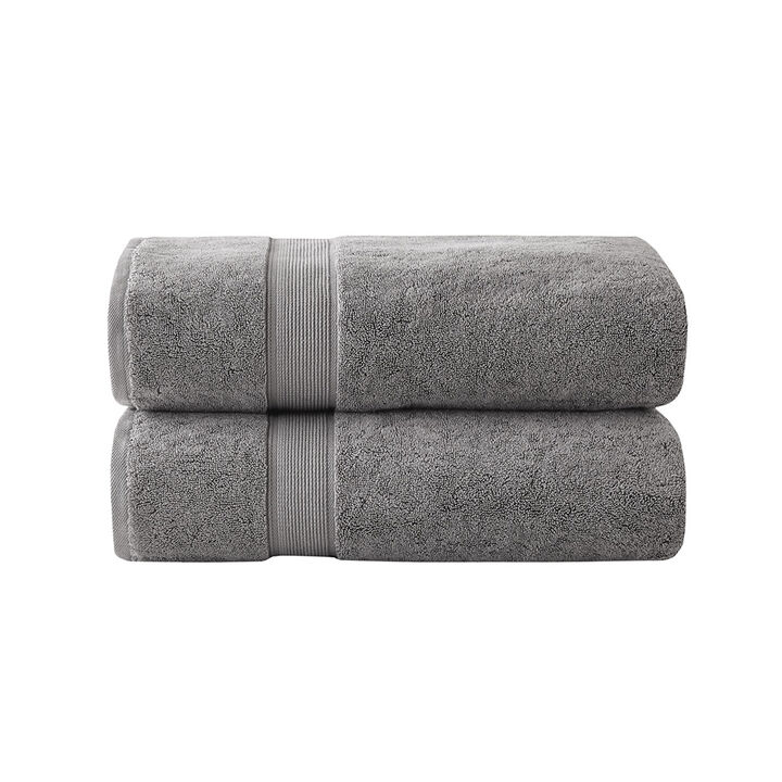 Gracie Mills Eulalia 2 Piece 800 GSM Antimicrobial Cotton Bath Sheet Set