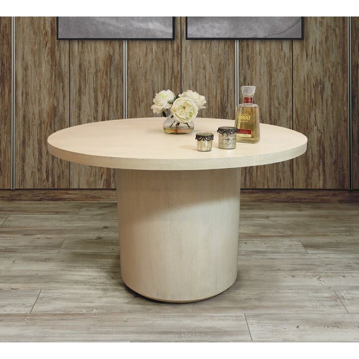 Flagstaff 48 Round Dining Table in Stone Natural