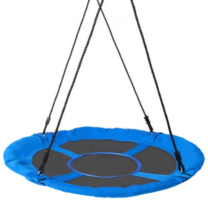 Heavy Duty Saucer Tree Swing – Kids Outdoor Swing with Hanging Kit, Round Swing Seat for Backyard Trees