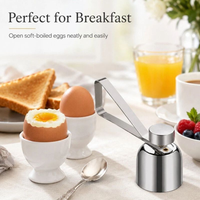 Stainless Steel Egg Topper Shell Cutter image number 3