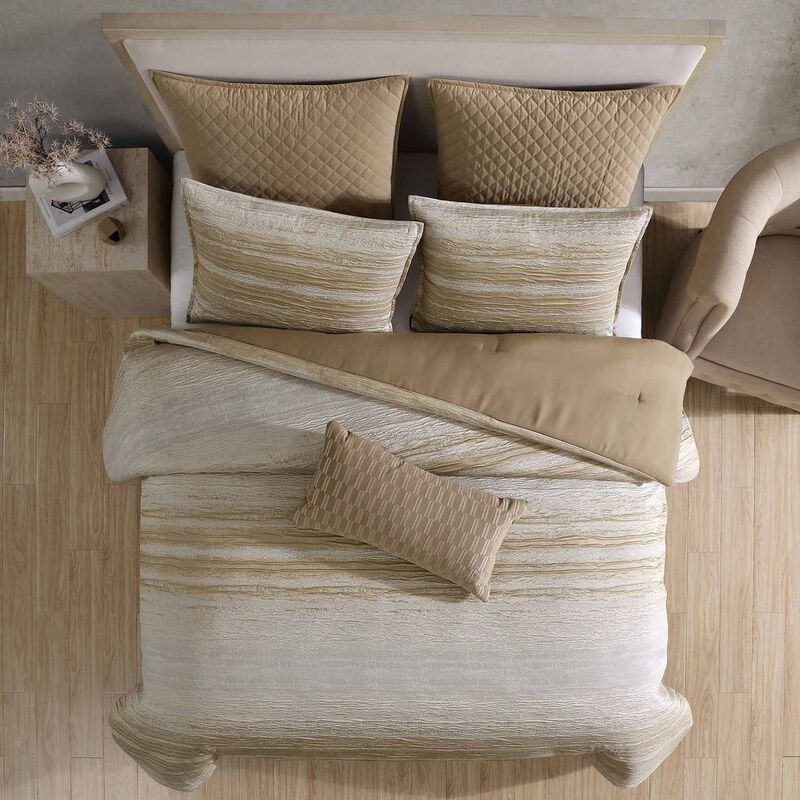 Gold Ripples 7 pc King