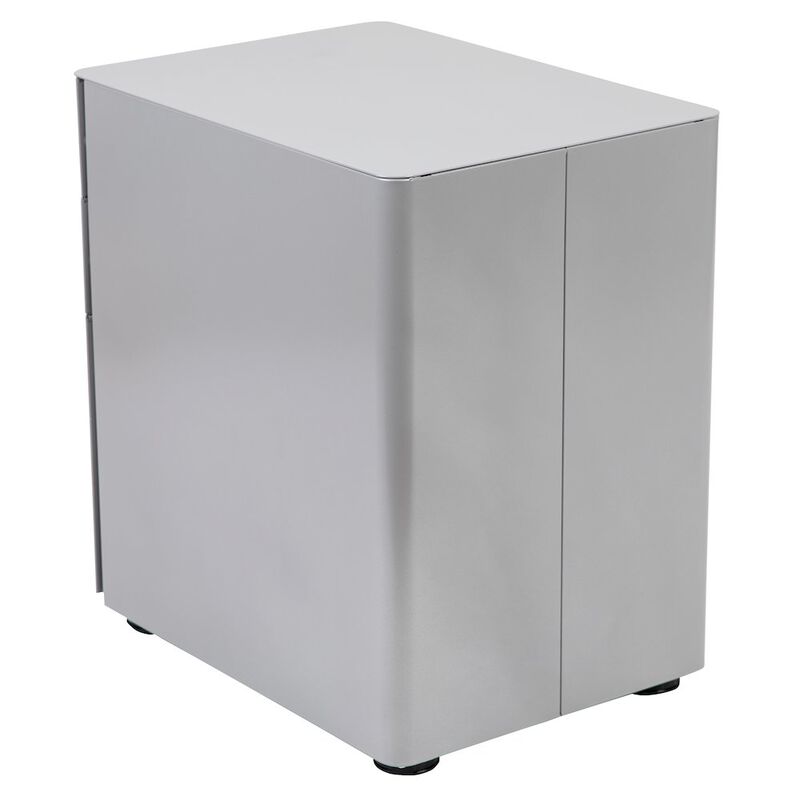 Flash Furniture 3-Drawer Mobile Locking Filing Cabinet with Anti-Tilt Mechanism, Gray image number 4