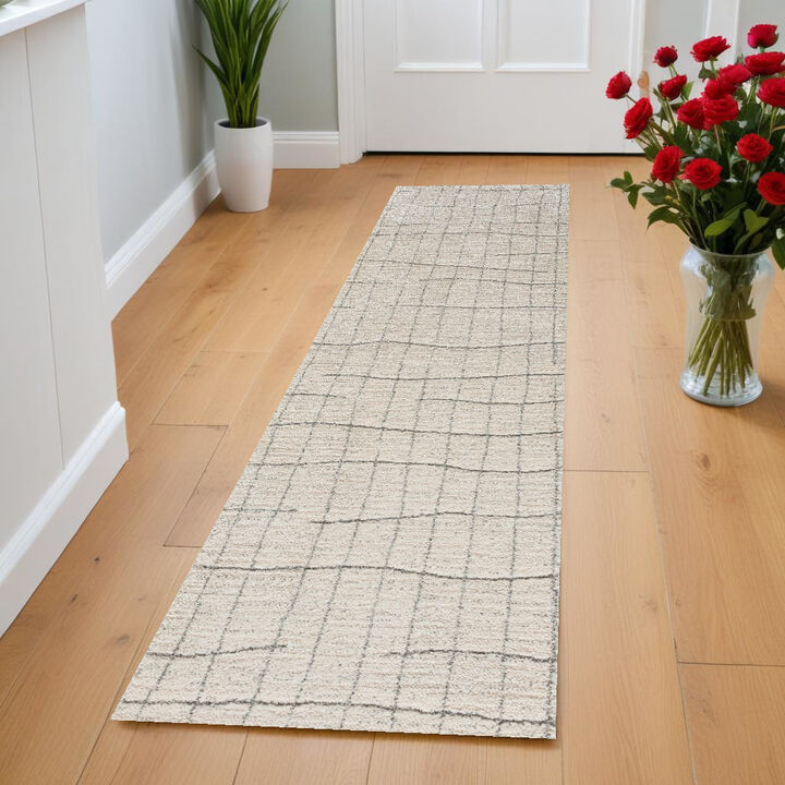 HomeRoots Abstract Runner Rug