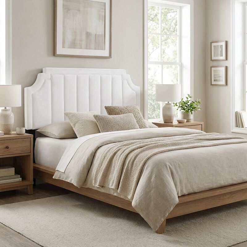 Channel Tufted Performance Velvet King/California King Headboard, Plush Padding image number 5