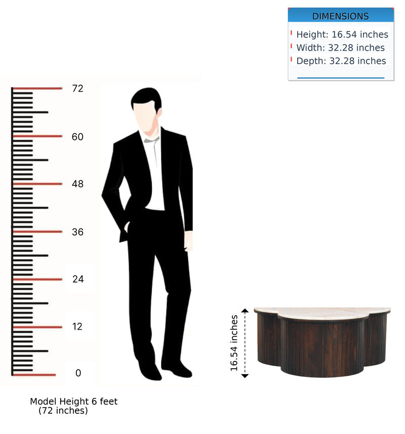 Verona Marble Coffee Table