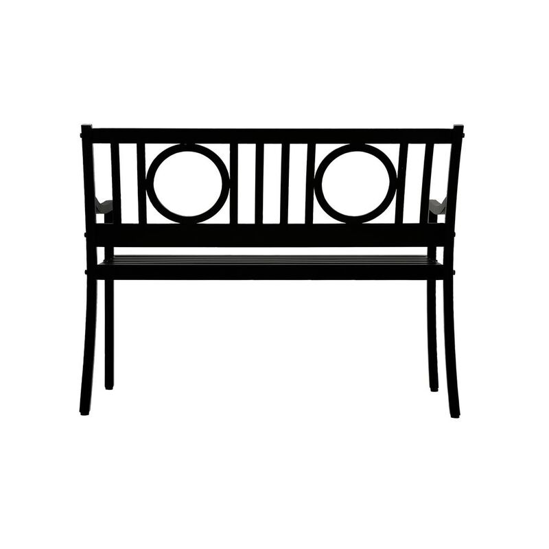 Carolina Living Gramercy Outdoor Bench - Black