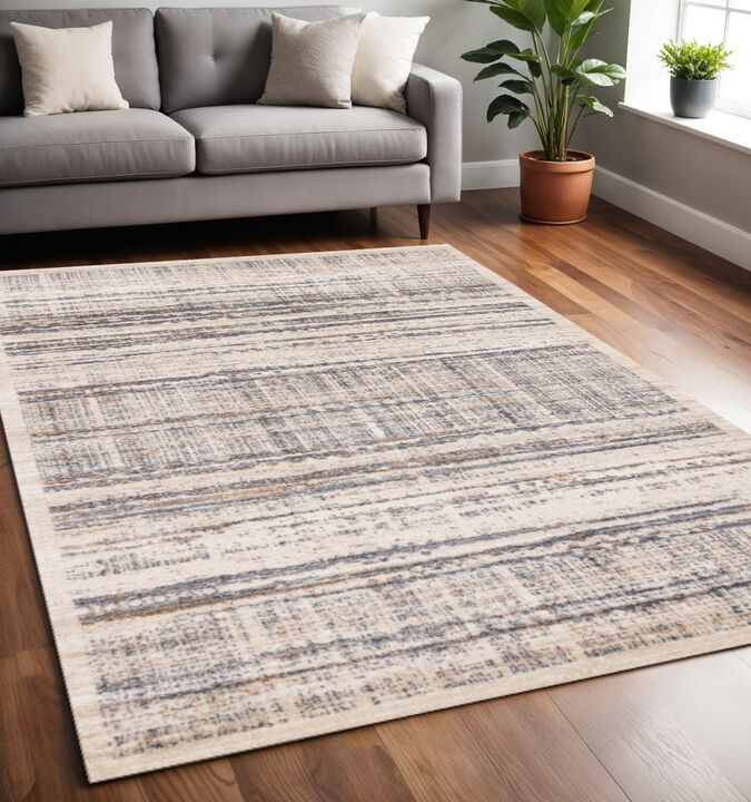 HomeRoots Abstract Area Rug