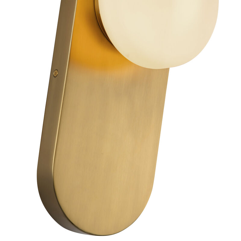 Ariel 12-in Socket Damp-Rated Wall/Vanity Light image number 5