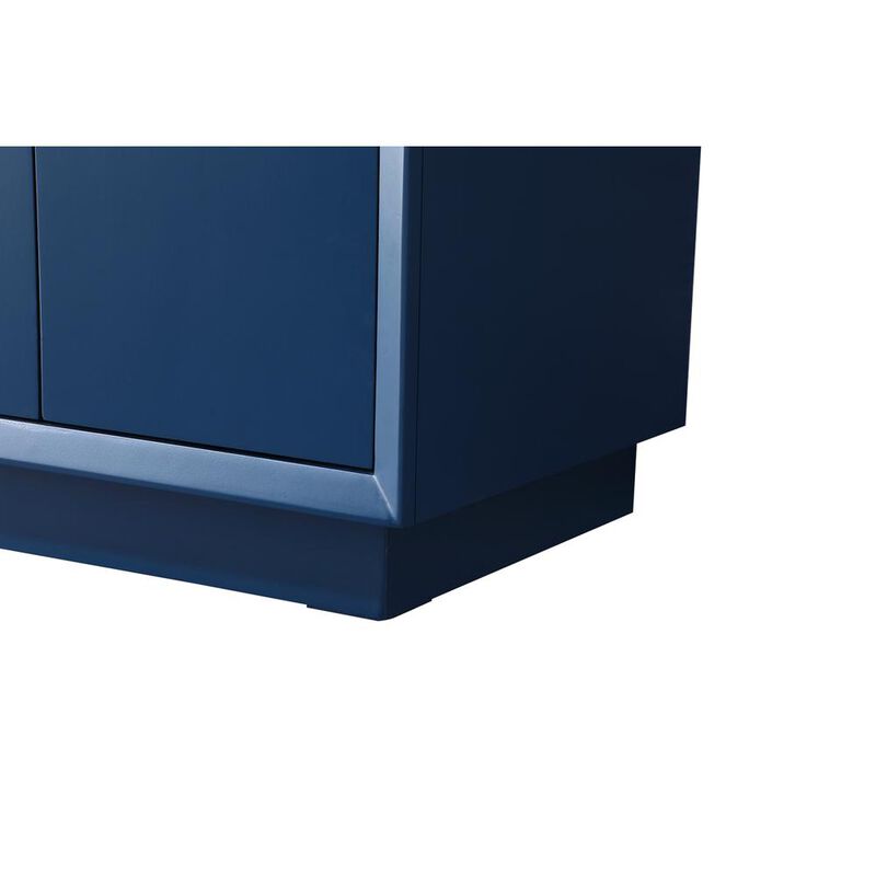 Elegant Kitchen and Bath 72 Inch Double Bathroom Vanity In Blue