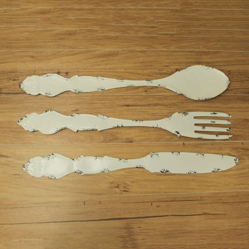 30 In Large Utensil Wall Art Decorative Knife Spoon Fork Farmhouse Kitchen Decor image number 9