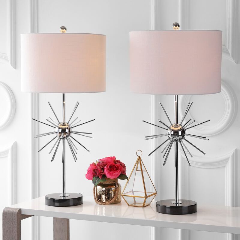 Aria Metal/Marble LED Table Lamp