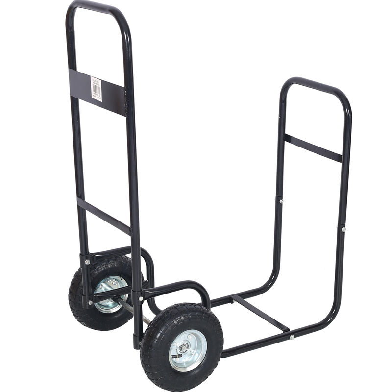Streamdale Multipurpose Firewood & Heavy-Duty Cart with 200lb Capacity