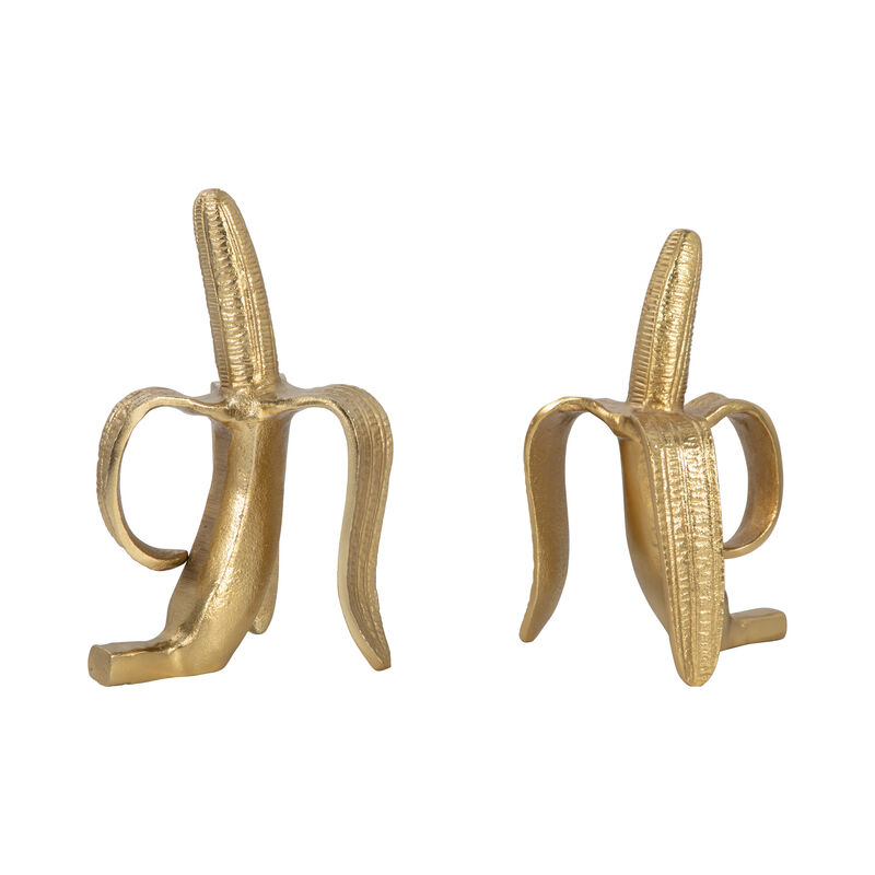 Set of 2 Banana Bookends image number 2