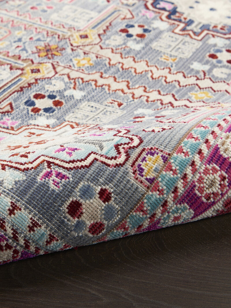 Vintage Kashan VKA05 Gray/Multicolor 2' x 6' Rug