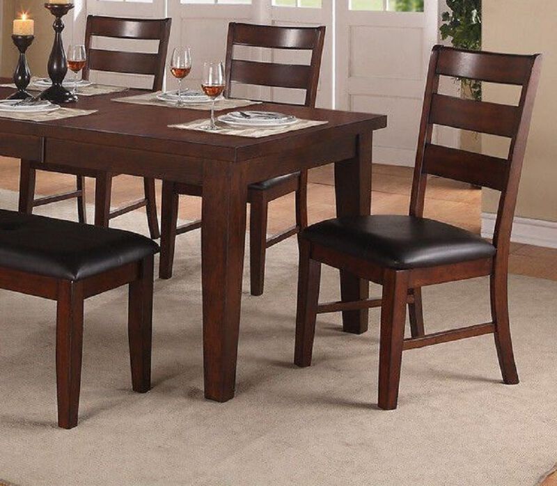 Streamdale Antique Walnut Dining Chairs, Set of 2