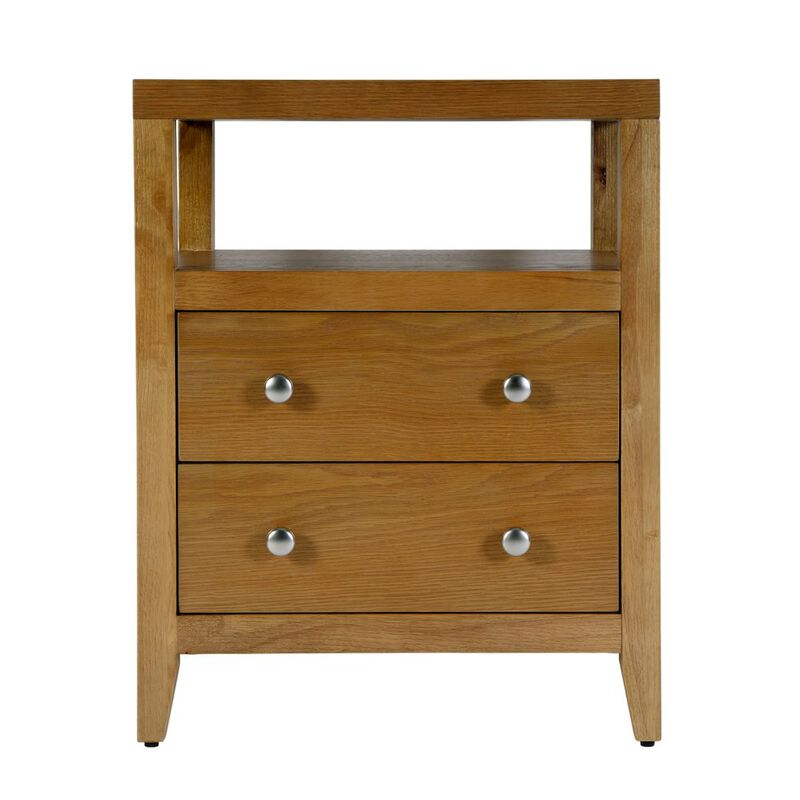 Butler Specialty Dana 21 in. W Rectangular Wood 2 Drawer Nightstand image number 4