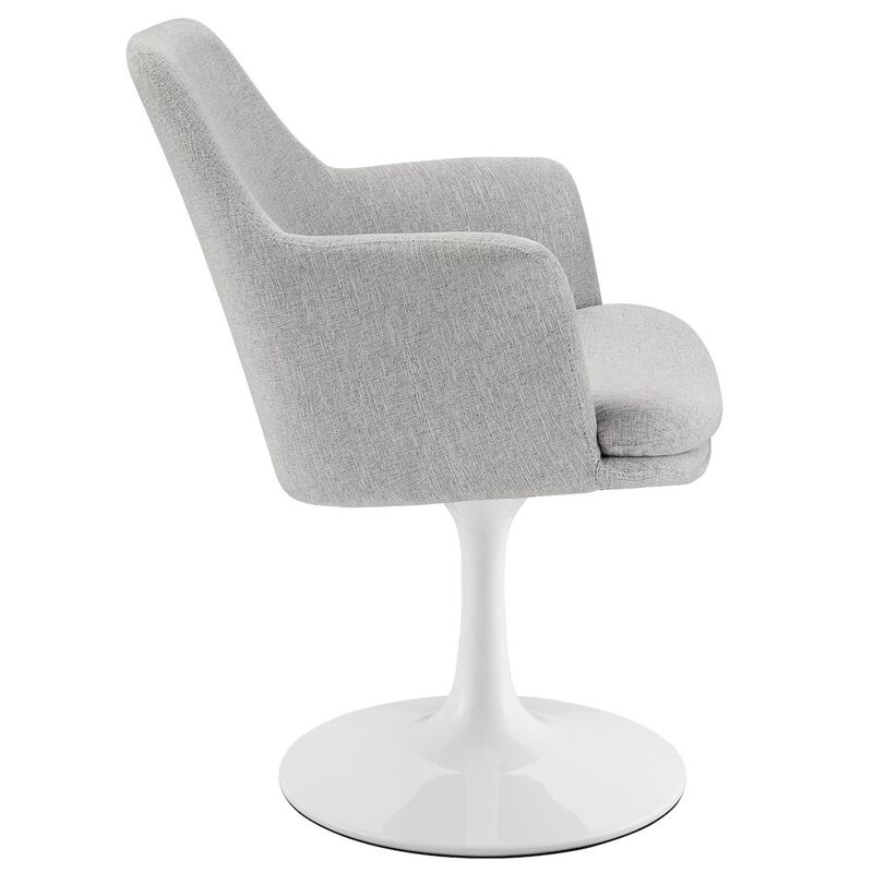 Lippa Swivel Dining Upholstered Armchair image number 3