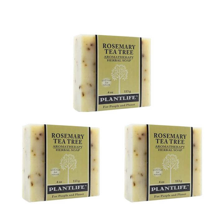 Plantlife Bar Soap - Rosemary Tea Tree 3 Pack