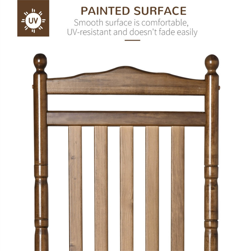 Garden Rocking Chair with Comfortable Seat for Outdoor Relaxation