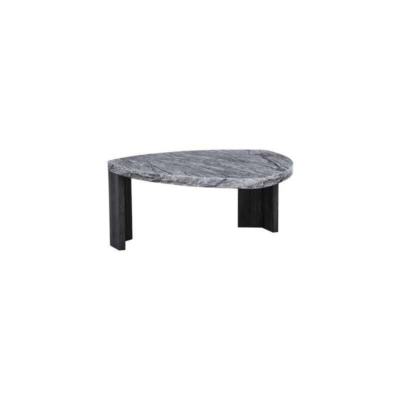 Tvoro 2-Piece Swivel Coffee Table Set, Granite Gray and Greige