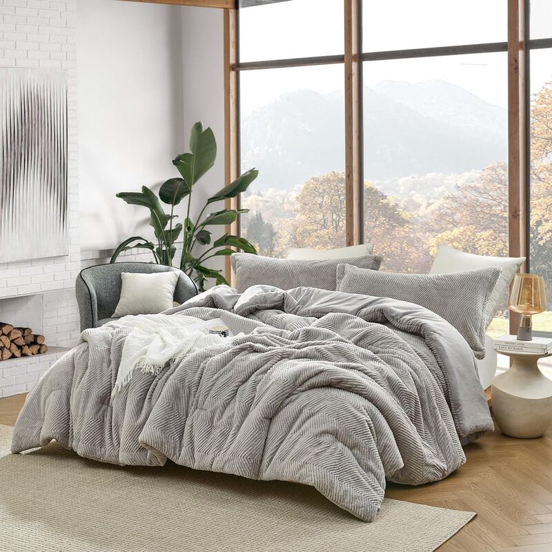 Peak of Cozy - Coma Inducer&reg; Oversized Comforter Set - Steeple Gray