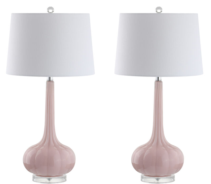 Bette Glass Teardrop LED Table Lamp (Set of 2)