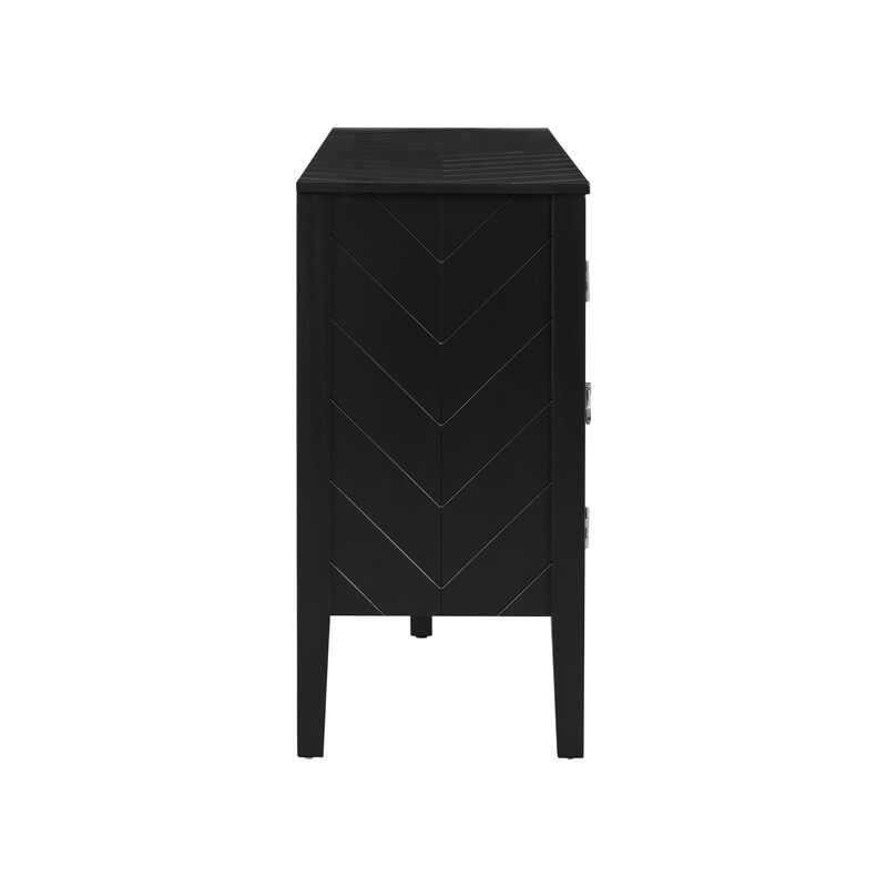 Merax Four-Door Sideboard Storage Cabinet