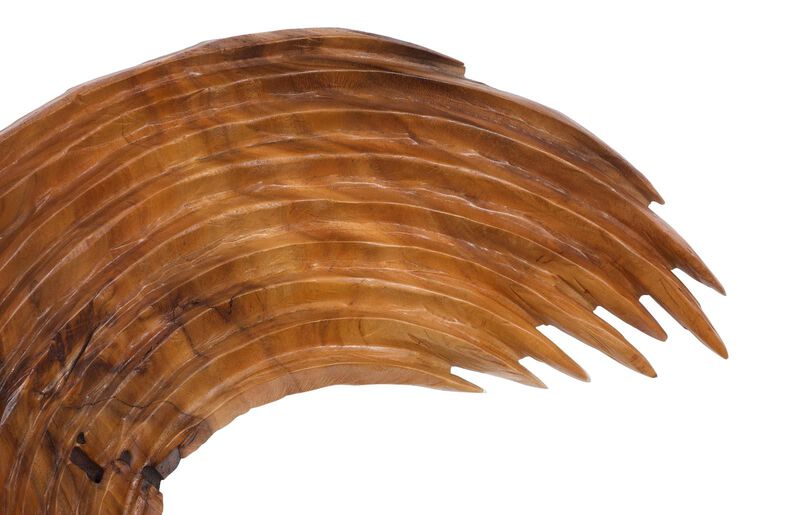 Swoop Natural Wood Large Wall Art image number 3