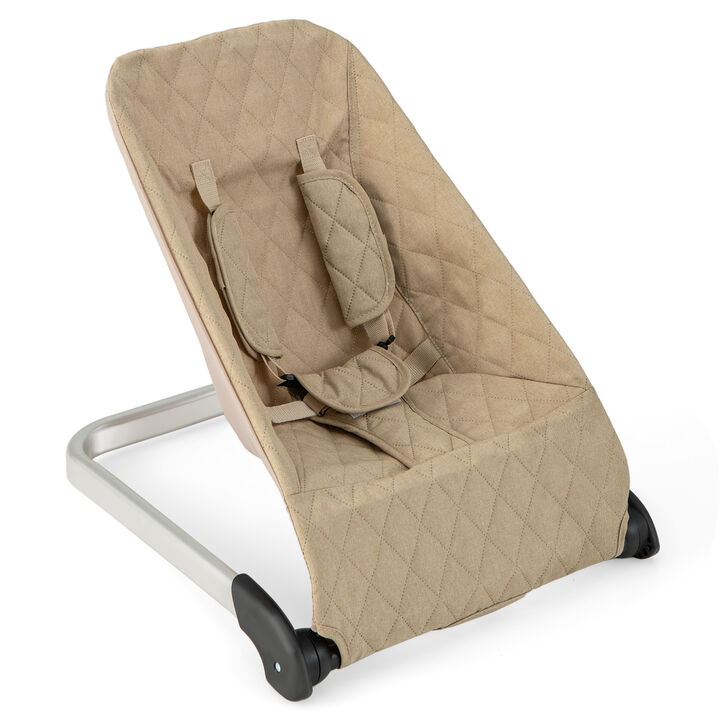 Ergonomic Baby Bouncer with Reinforced Aluminum-Metal Frame