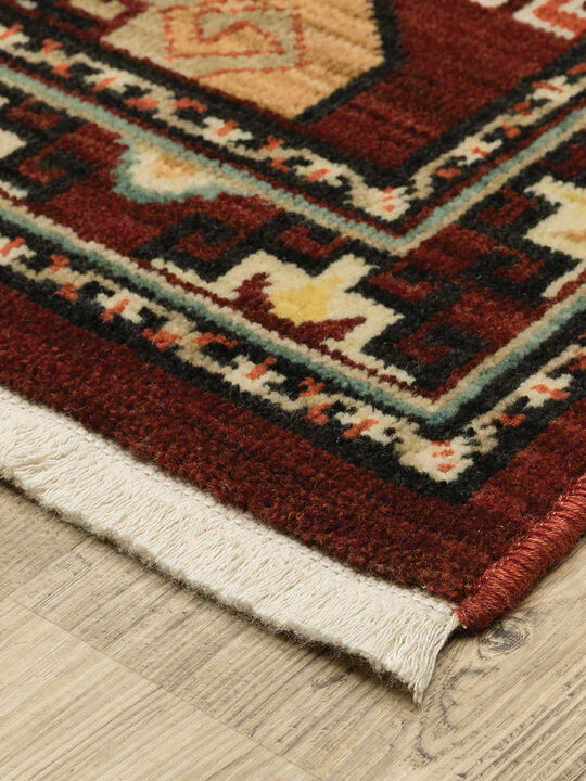 Lilihan 3'3" x 5' Red Rug