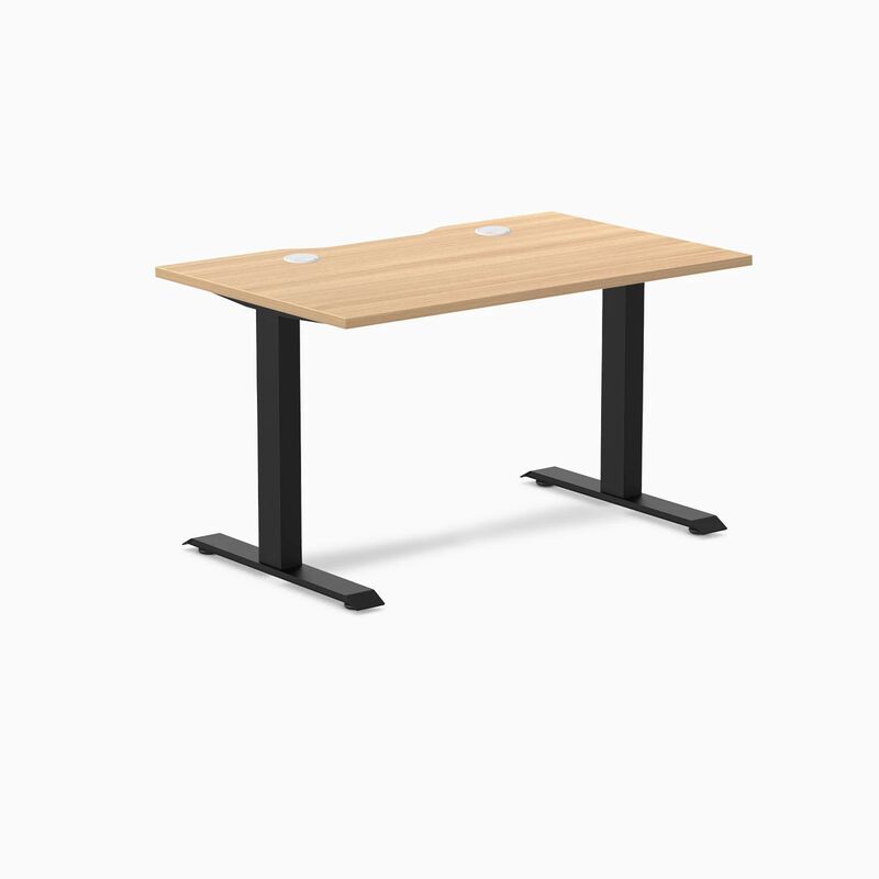 Desky Zero Scalloped Laminate Office Desk image number 0