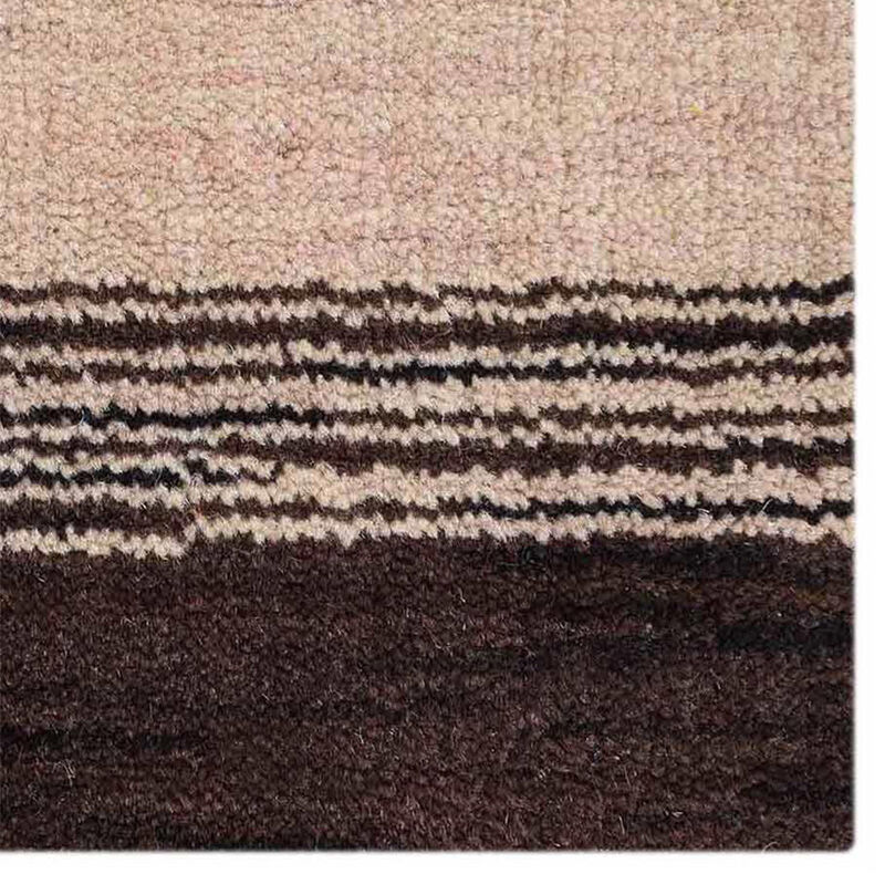 RUGSOTIC CARPETS HAND KNOTTED LOOM WOOL ECO-FRIENDLY AREA RUGS  - Runner, Contemporary Modern Design, High Pile Handmade Anti Skid Rugs for Living Room (L00207) image number 3