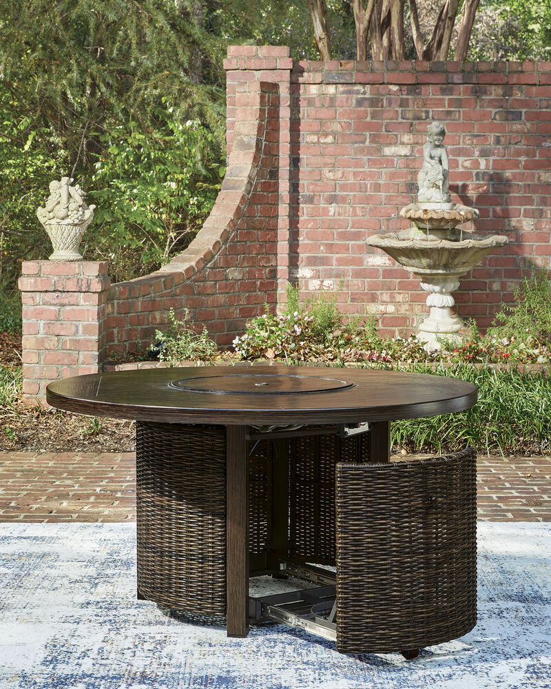 Drakes Beach Outdoor Fire Pit Table image number 3