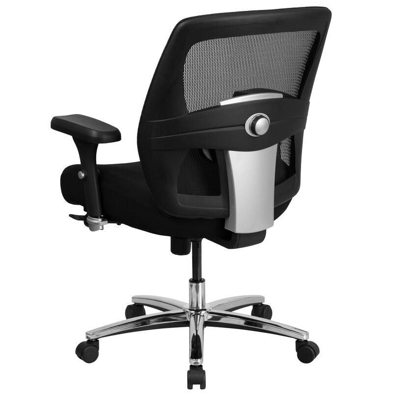 Flash Furniture 500 lb. Rated Black Mesh Executive Office Chair with Ratchet Back image number 7