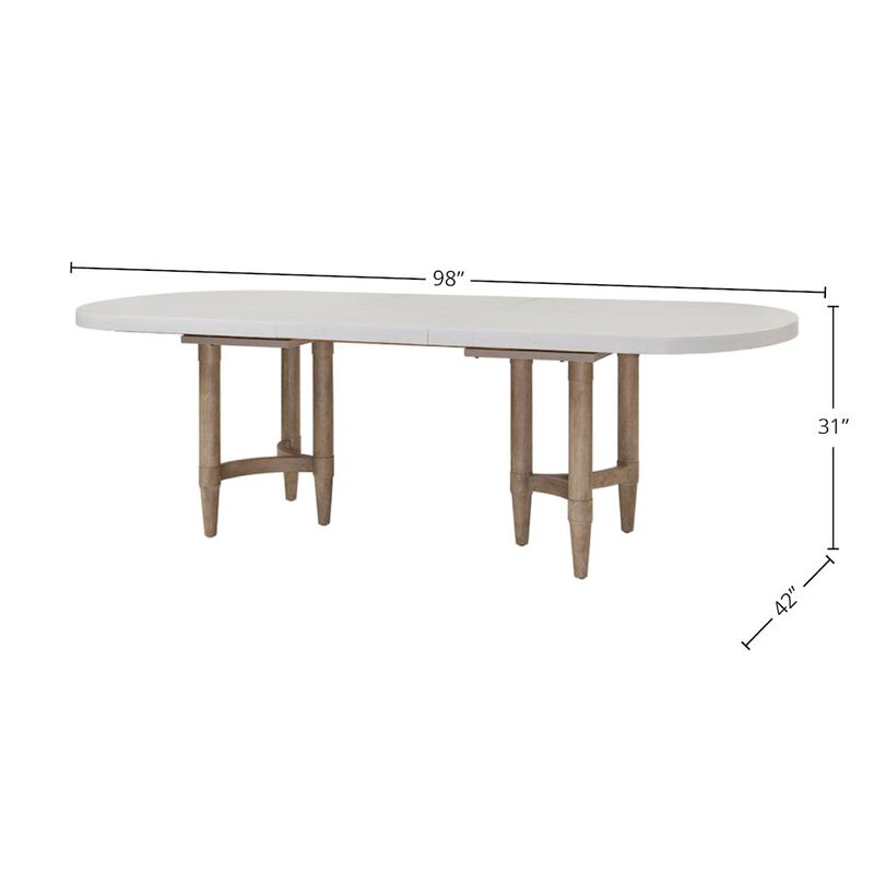 Wilmington Pillar Trestle Table image number 3