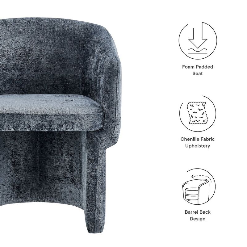 Verity Chenille Dining Armchair image number 1