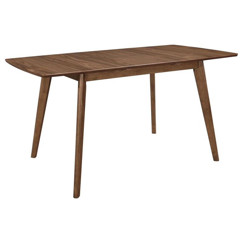 Coaster Alfredo Rectangular Dining Table Natural Walnut