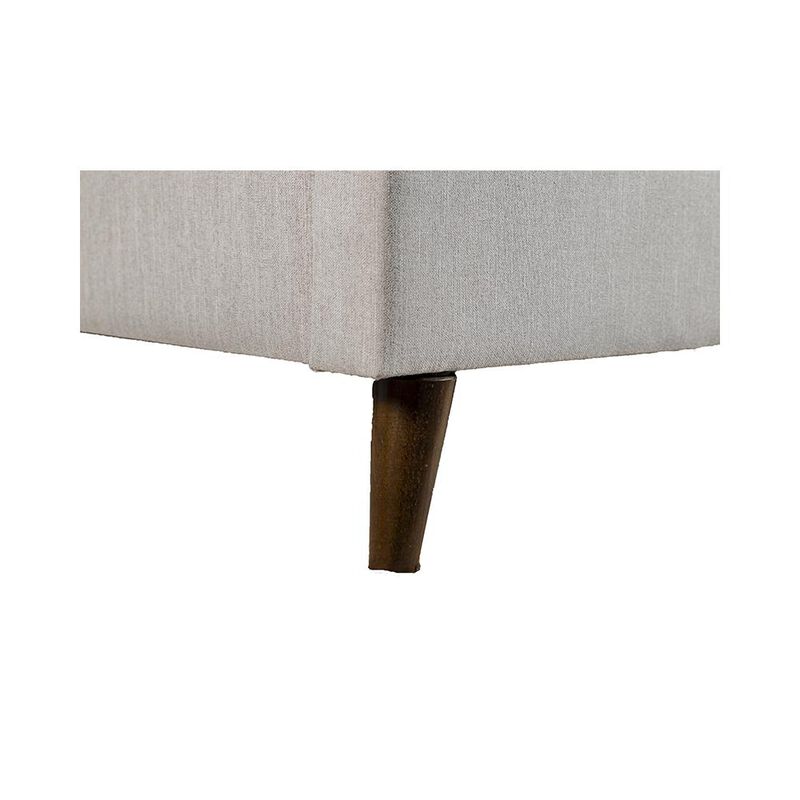 Rachel Upholstered King Bed In A Box W/ 2 Nightstands