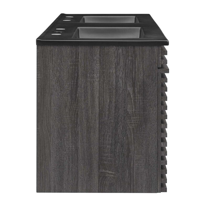 Render 48" Wall-Mount Bathroom Vanity Basin Included image number 7