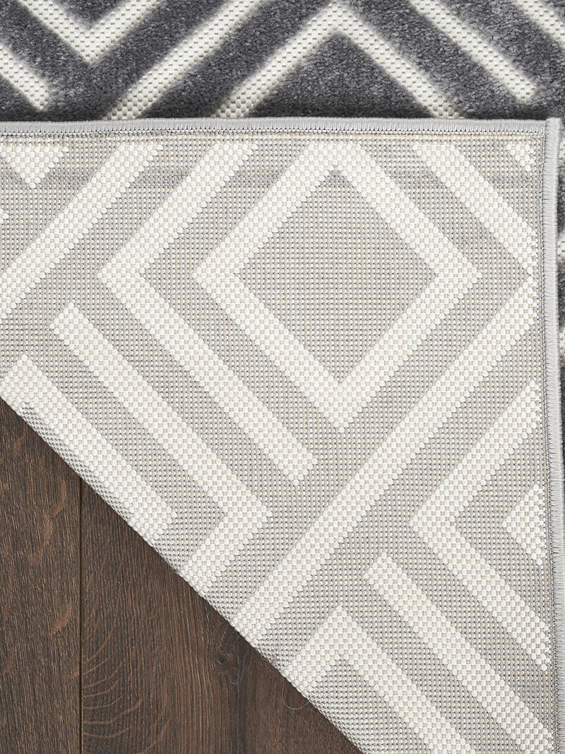 Care Free CAF03 Gray 5'3" x 7' Rug