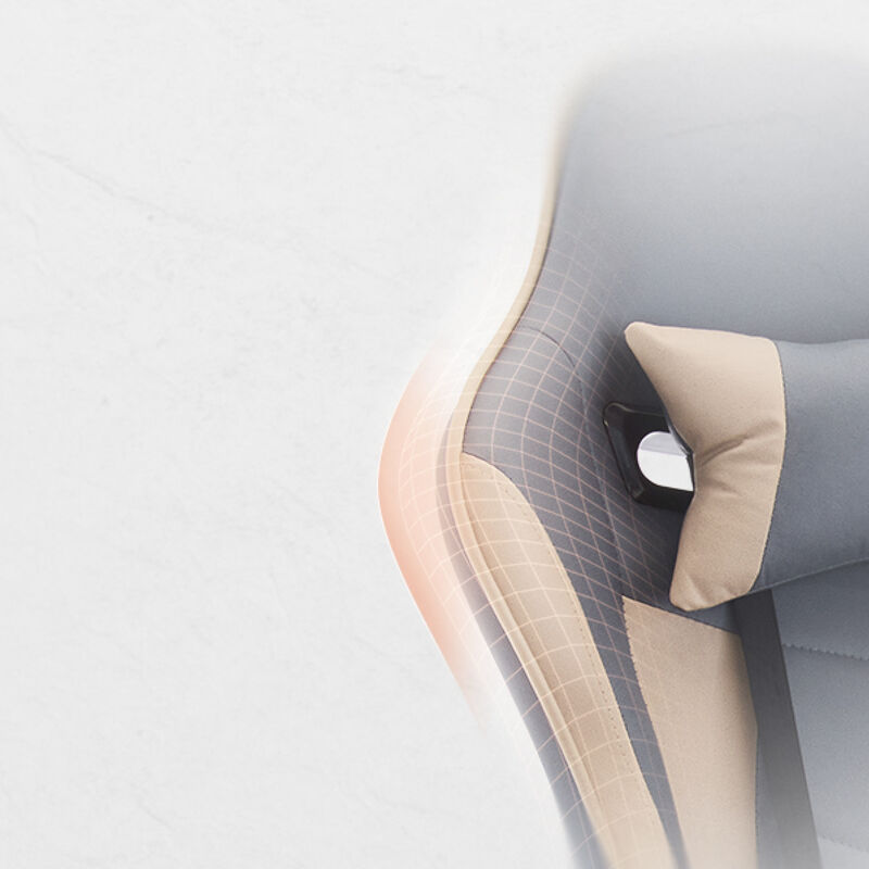 GOODSILO Ergonomic Gaming Chair with Massage Lumbar Support and Adjustable Footrest image number 5