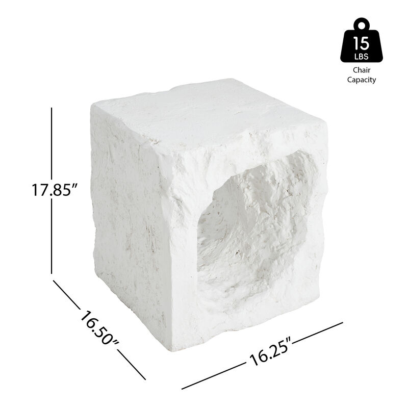 Christopher Knight Home Thoma Modern Outdoor Lightweight Concrete Side Table image number 2