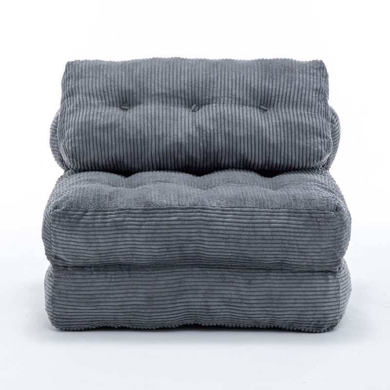 GOODSILO Versatile Folding Sofa Bed Convertible Sleeper Chair with Pillow Support Portable Fold Out Lounger image number 0