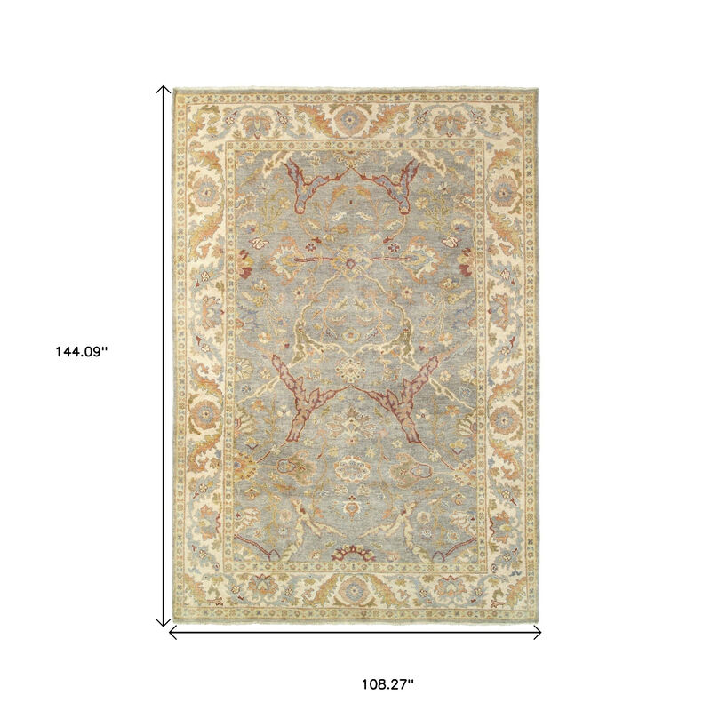 HomeRoots Wool Oriental Hand Knotted Area Rug image number 3