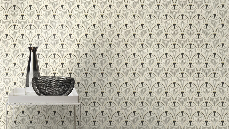 Ruhlmann Cream Fan Wallpaper image number 3