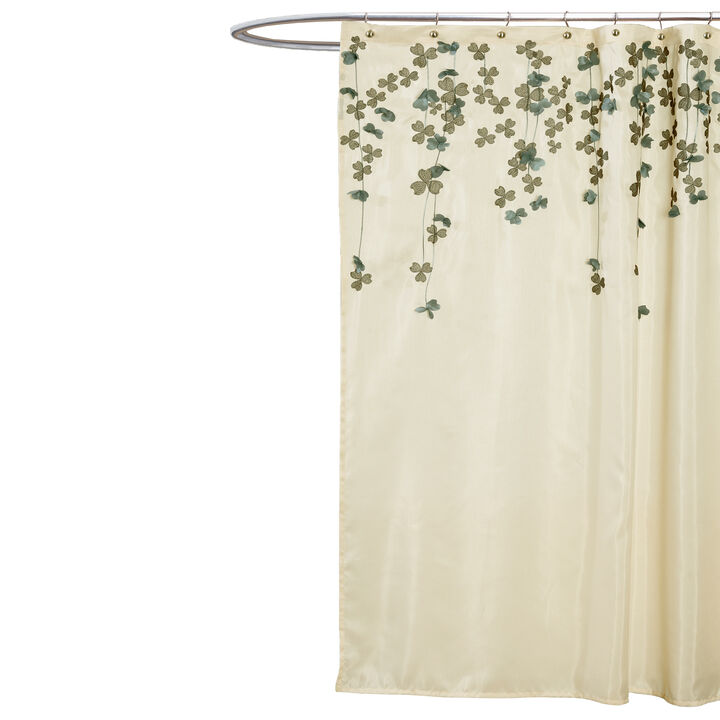 Flower Drops Shower Curtain