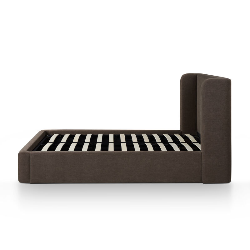 Harmony Tan Performance Chenille Queen Bed image number 5