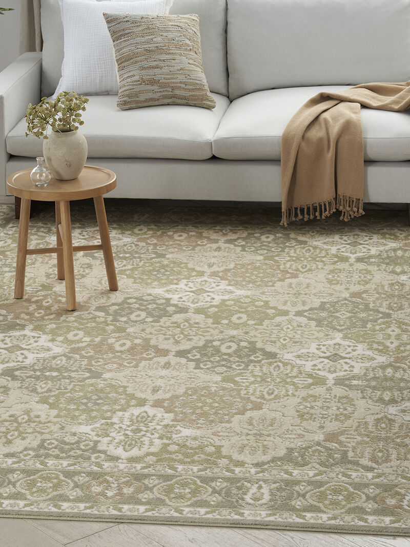 Grafix GRF31 Green 5'3" x 7'3" Rug image number 6