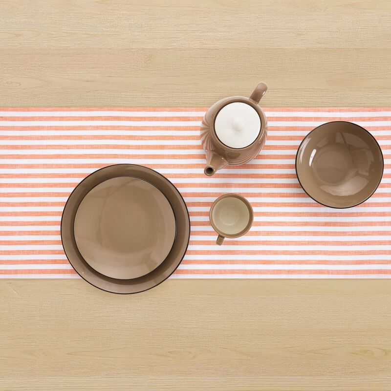 Linen Table Runner - Amalfi Stripe image number 2